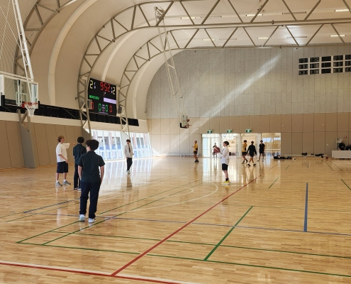 New Indoor Court Areas