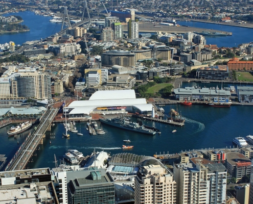 Darling Harbour with National Maritime Museum Darling Harbour with National Maritime Museum