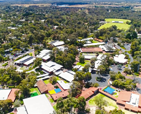 School Campus Aerial Bunbury Cathedral Grammar School School Campus Aerial