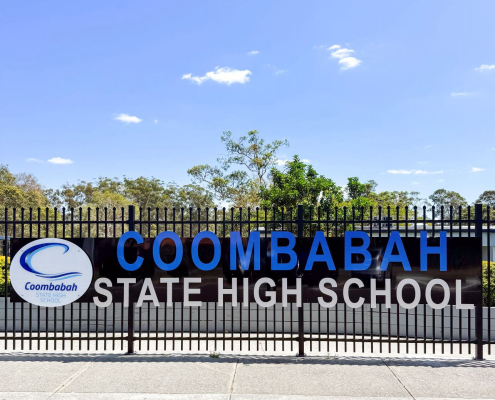 Coombabah State High School Building Sign